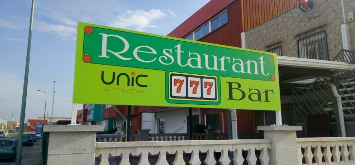 777: PROYECTO de BAJA TENSIÓN para nuevo bar restaurante